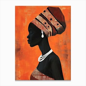 African Woman 93, Africa, Boho Canvas Print