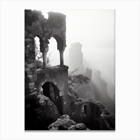 Ravello, Italy, Black And White Photography 1 Canvas Print