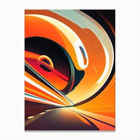 Acceleration Comic Space Space Canvas Print