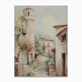 Village In Greece Canvas Print