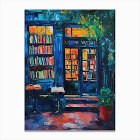 London Book Nook Bookshop 8 Canvas Print