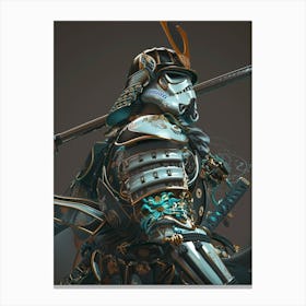 Stormtropper As A Vintagepunk Samurai 38 Canvas Print