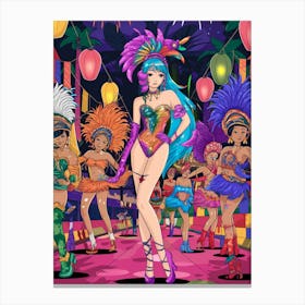 Mardi Gras Canvas Print