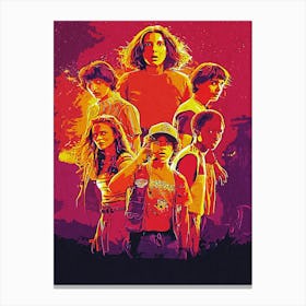 Stranger Things Horror Movie Canvas Print