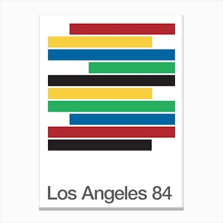 Los Angeles 84 Olympics Canvas Print