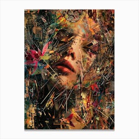 Woman'S Face 111 Canvas Print