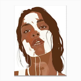 Skin Care Illustration Canvas Print