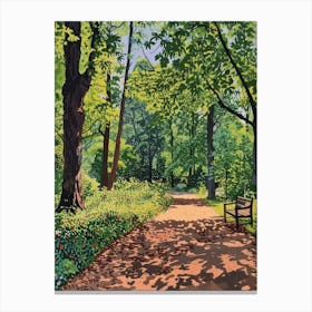 Wimbledon Common London Parks Garden 4 Painting Canvas Print