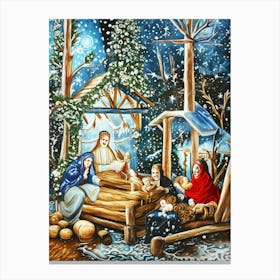 Nativity Scene 10 Canvas Print