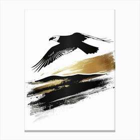 Eagle In Flight 2 Canvas Print