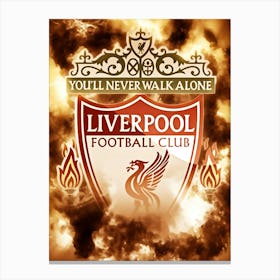 Logo Liverpool 4 Canvas Print