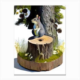 Asquirrel Sworld Canvas Print
