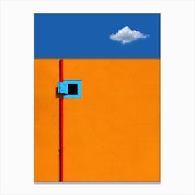 The Red Pipe Canvas Print