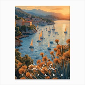 Côte d’Azur France Canvas Print