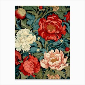 Peonies Wallpaper 9 Canvas Print