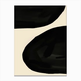 Black And Beige Abstract Painting 7 Toile