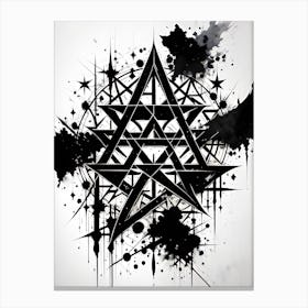 Satanic Symbol Canvas Print