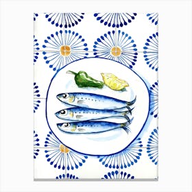 Sardines 12 Canvas Print