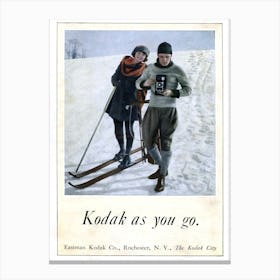 Kodak As You Go Canvas Print