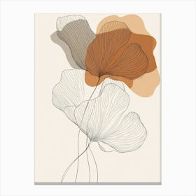 Ginkgo Leaves 1 Canvas Print