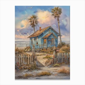 Beach House 11 Canvas Print