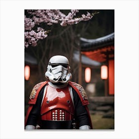Stormtroopers Wearing Samurai Kimono (5) Canvas Print