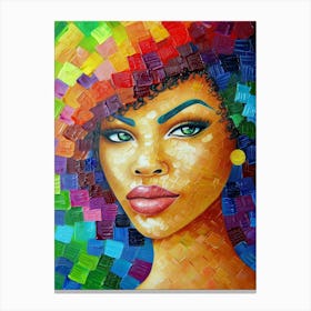 Afro-American Woman 44 Canvas Print