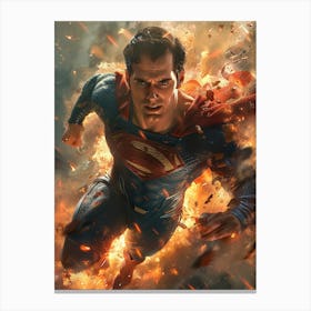 Superman 01 Canvas Print