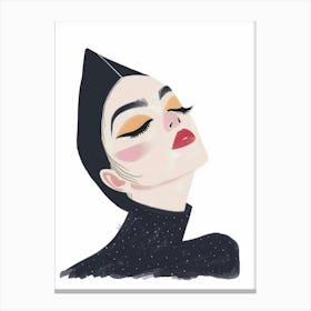 Illustration Of A Woman 13 Canvas Print