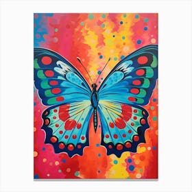 Pop Art Admiral Butterfly 3 Canvas Print
