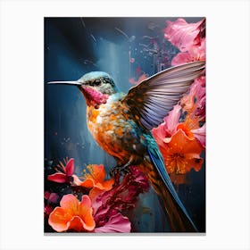 Winged Wonder The Lone Bird Canvas Print