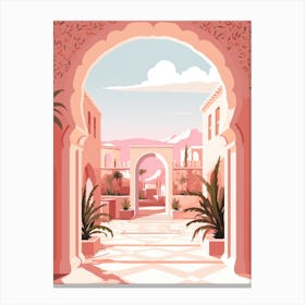 Mediterranean Archway Canvas Print