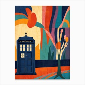 Doctor Who Tardis Canvas Print