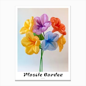 Dreamy Inflatable Flowers Poster Impatiens 3 Canvas Print