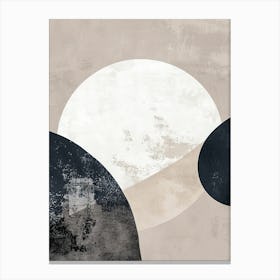 Geometric Balance Minimalist Style Canvas Print