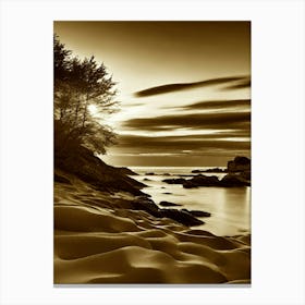Sunset On The Beach 989 Canvas Print