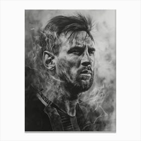 Lionel Messi 4 Canvas Print