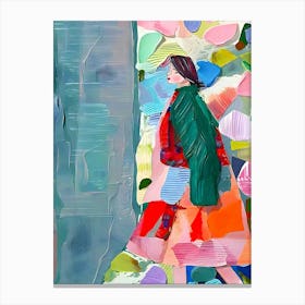 Woman Walking 1 Canvas Print