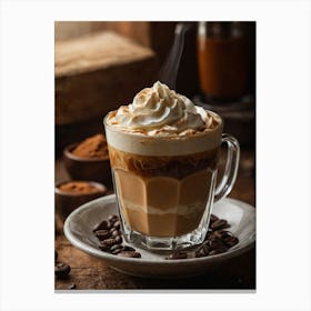 Coffee Latte Canvas Print