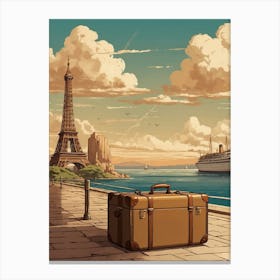 Paris Eiffel Tower Canvas Print