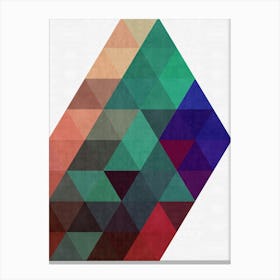 Triangle geometry 10 Canvas Print