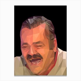 spanish laughing guy meme Canvas Print