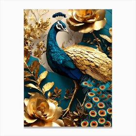 Peacock 8 Canvas Print