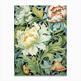 Peonies By William Morris 1 Canvas Print