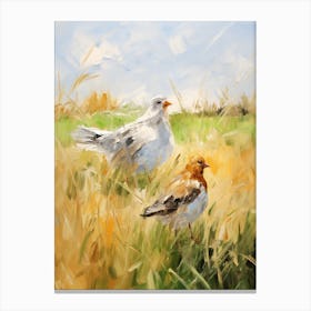 Bird Painting Pigeon 4 Canvas Print