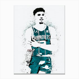 Lamelo Ball Charlotte Hornets 1 Canvas Print