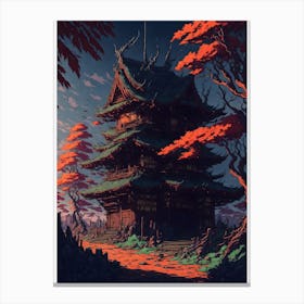 Japanese Village (2) Canvas Print