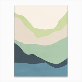 Abstract Mountains - Tf01 Canvas Print