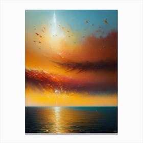 Nulear Sunsetsup Canvas Print