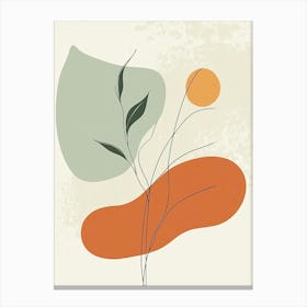 Abstract Plant 2 Canvas Print